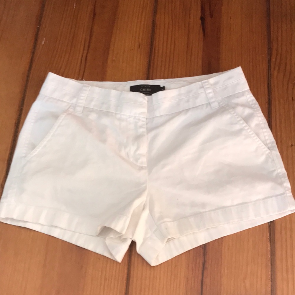 White J.Crew Shorts